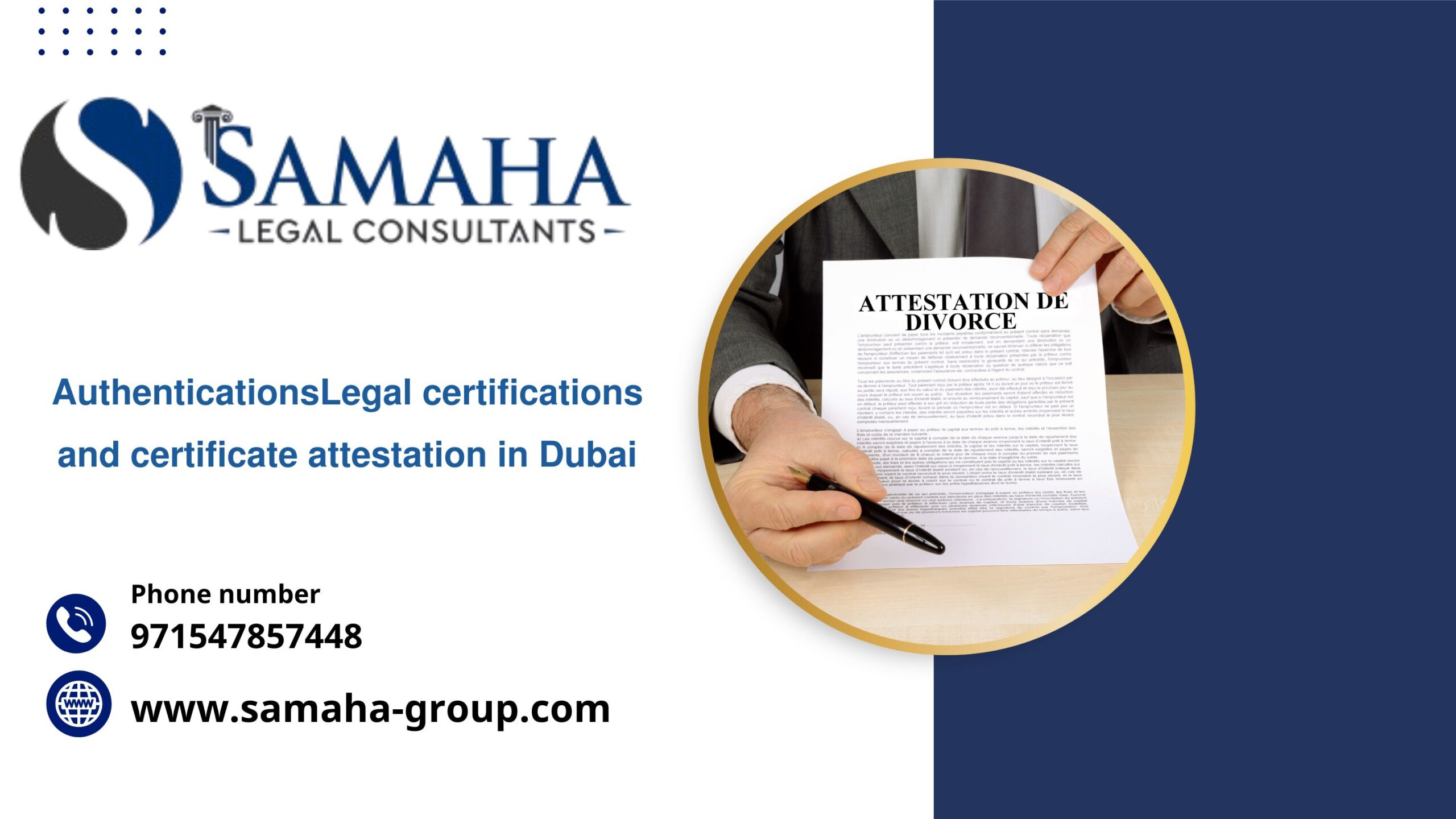 AuthenticationsLegal certifications and certificate attestation in Dubai
