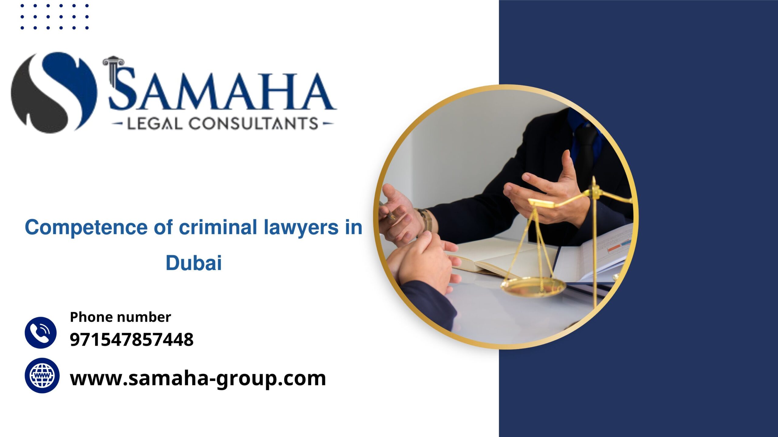 Competence of criminal lawyers in Dubai