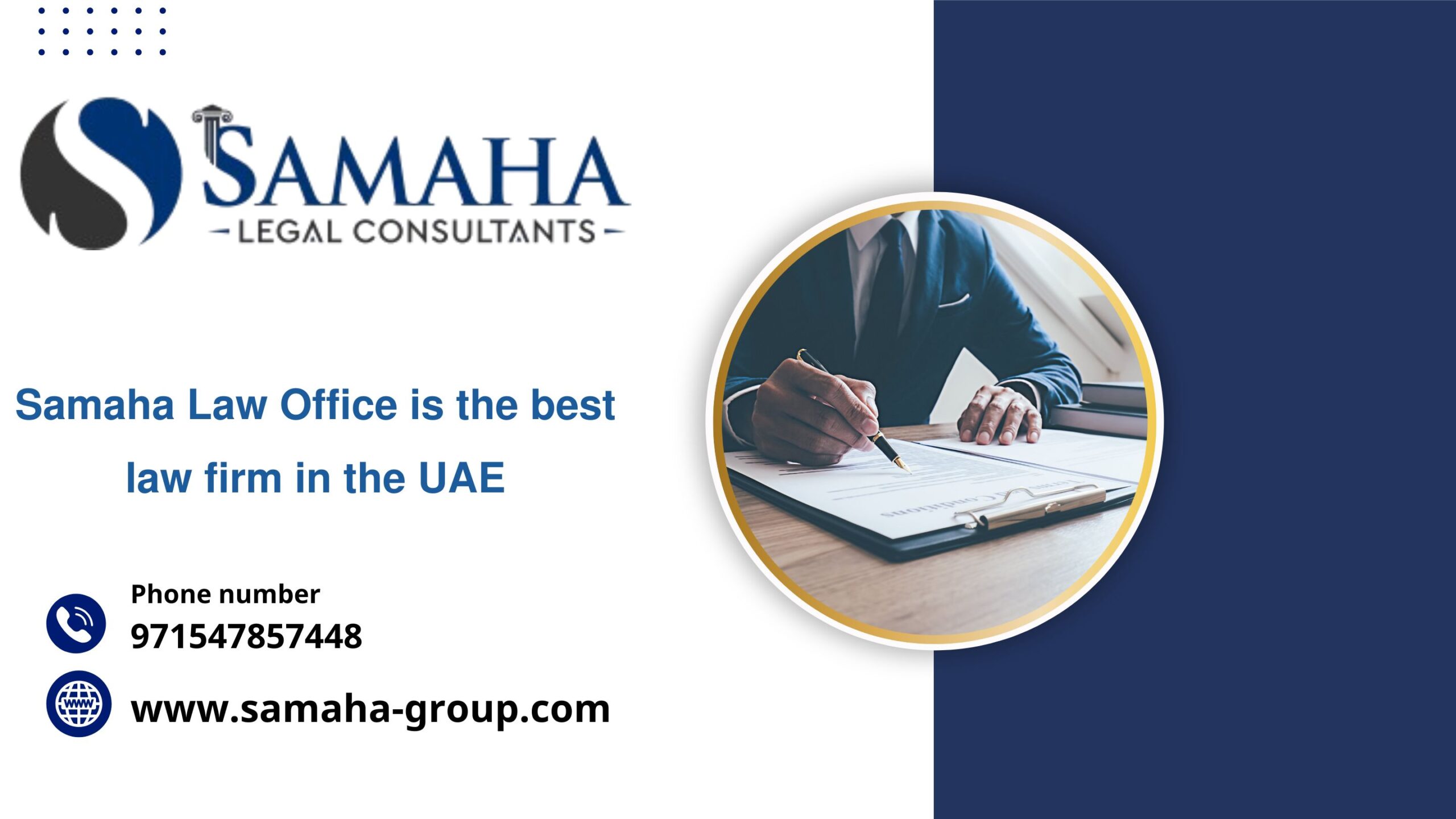 Samaha Law Office is the best law firm in the UAE