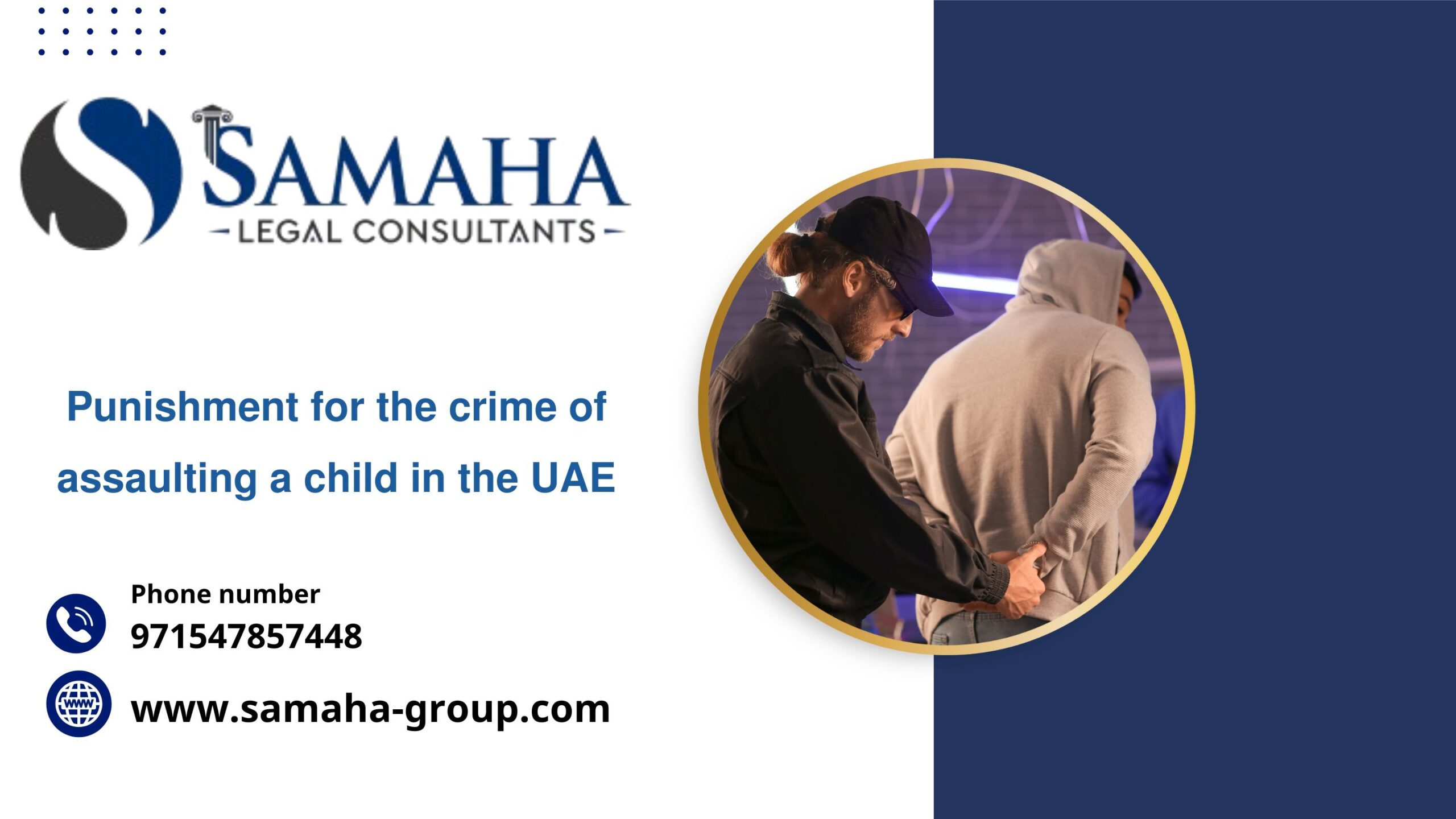 Punishment for the crime of assaulting a child in the UAE