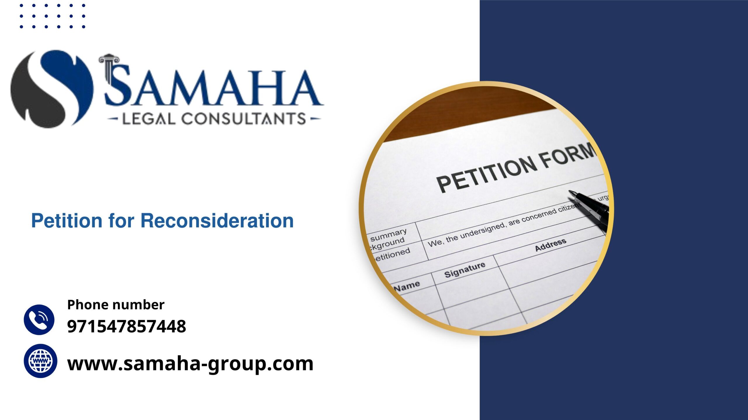 Petition for Reconsideration