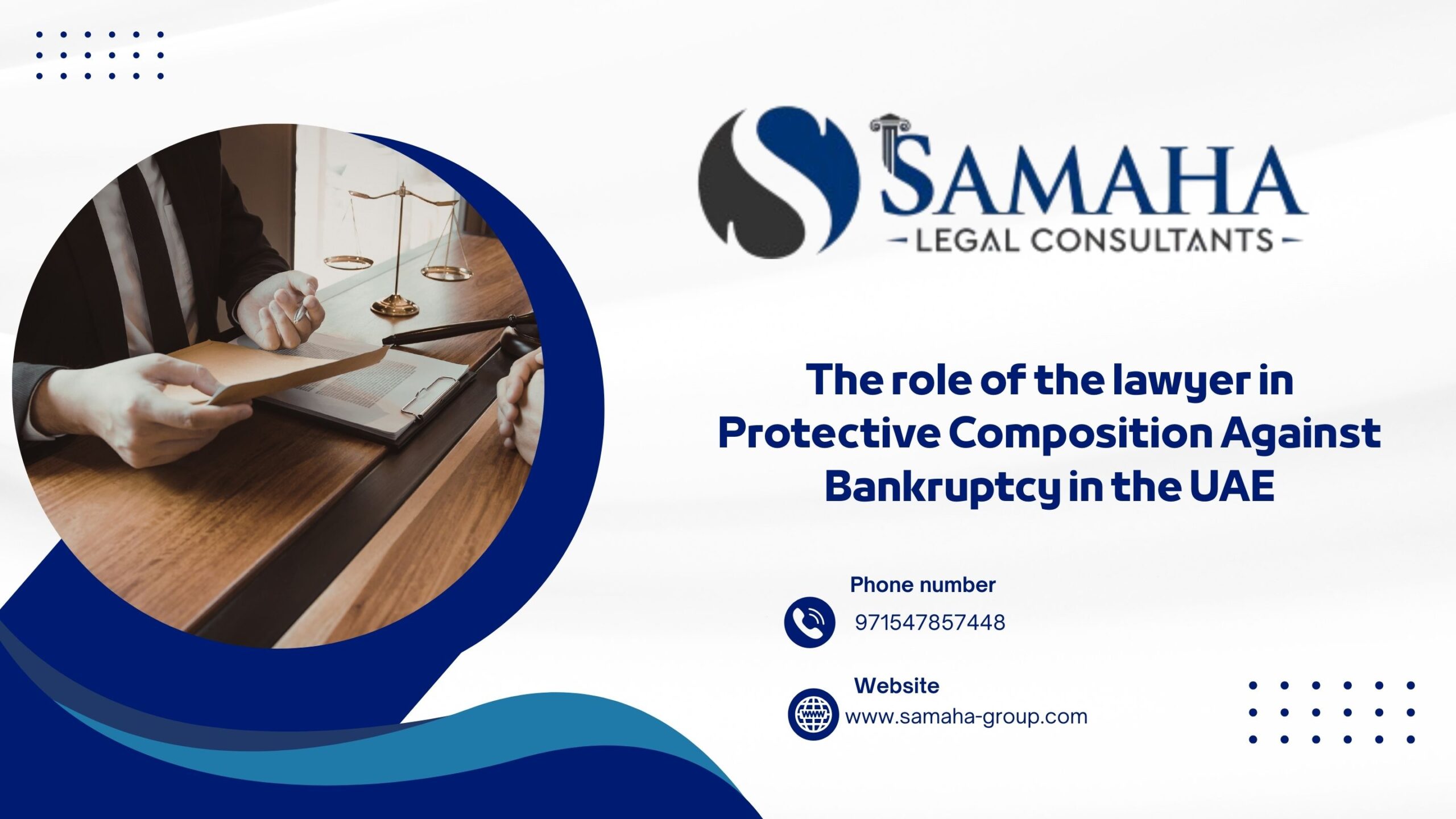 The role of the lawyer in Protective Composition Against Bankruptcy in the UAE
