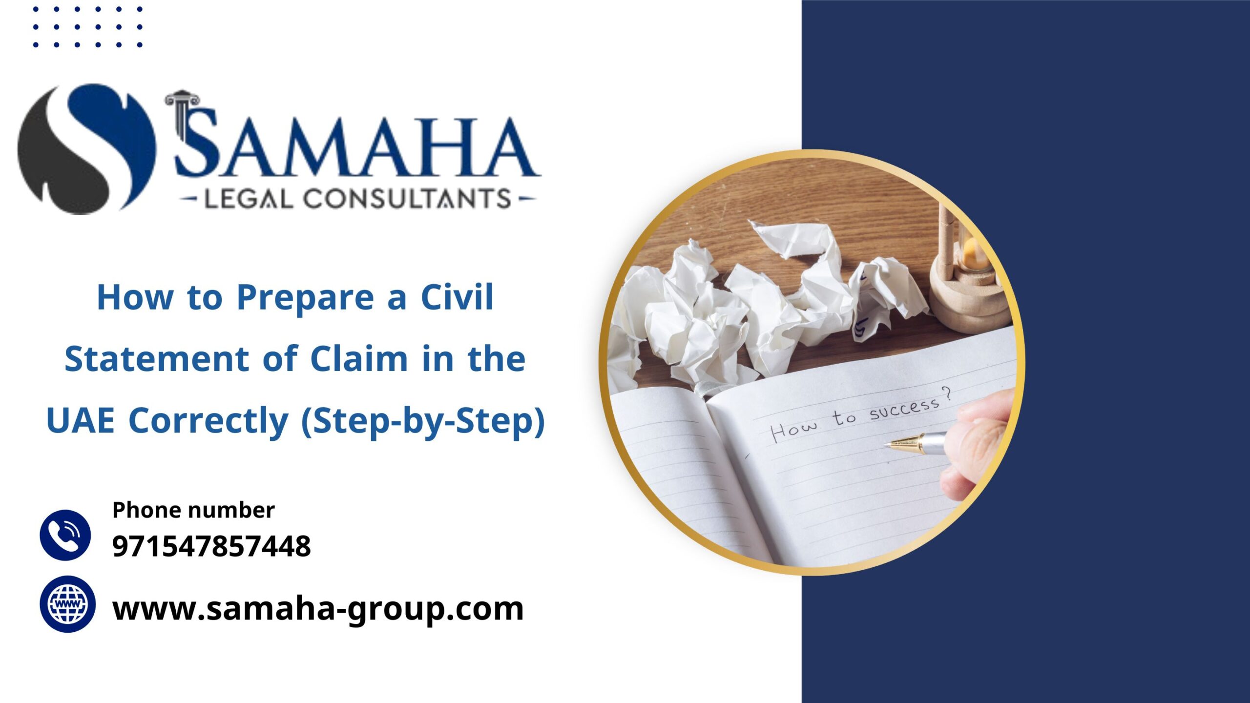 How to Prepare a Civil Statement of Claim in the UAE Correctly (Step-by-Step)