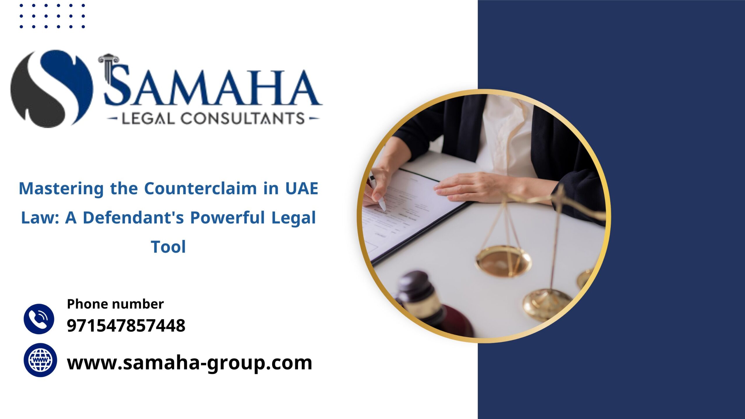 Mastering the Counterclaim in UAE Law: A Defendant's Powerful Legal Tool